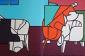 Valerio Adami, Il concerto (1970), litografia originale a colori, mm 557x380, euro 216