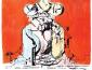 Graham Sutherland, Three-headed rock form (1975), litografia originale a colori, mm 630x500, euro 480