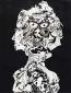 Jean Dubuffet, Personnage II (1955), pochoir a colori da empreintes, mm 245x315, euro 300