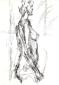 Alberto Giacometti, Nude in profile (1961), litografia originale, mm 280x380, euro 250