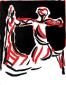 Marino Marini, Cavalier (1967), litografia originale a colori, mm 245x315, euro 600