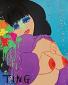 Walasse Ting, Juliette (1977), litografia originale a colori, mm 504x635, euro 456