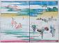 Totoya Hokkei, Brezza lieve di primavera (1824), nishikie, silografia, mm 266x190, euro 156