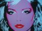 Andy Warhol (after), Debbie Harry. Blondie. Variante 18 di 30, stampa a colori su carta lucida, tiratura limitata (1000 es.), cm 20x20. Rif. Art 18 Basel 1987