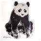 Andy Warhol (after), Giant Panda (1983), litografia a colori, tiratura limitata (ed. 500 es.), numerata a matita, firmata in lastra, timbro a secco CMOA