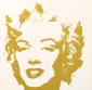 Andy Warhol (after), Golden Marilyn, serigrafia a colori edita da Sunday B. Morning, cm 91,5x91,5. Ed. Printer's Proof limitata a 50 es. g