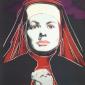 Andy Warhol (after), Ingrid Bergman. The Nun, variante 05 di 15, stampa a colori su carta lucida, cm 20,2x20,2