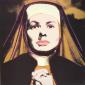 Andy Warhol (after), Ingrid Bergman. The Nun, variante 15 di 15, stampa a colori su carta lucida, cm 20,2x20,2