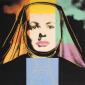 Andy Warhol (after), Ingrid Bergman. The nun, variante 01 di 15, stampa a colori su carta lucida, cm 20,2x20,2