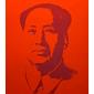 Andy Warhol (after), Mao-Red, serigrafia a colori edita da Sunday B. Morning, cm 75x86