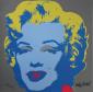 Andy Warhol (after), Marilyn Monroe, litografia a colori, numerata a matita (ed. 2400 es.), firmata in lastra, cm 60x60 e