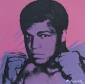 Andy Warhol (after), Muhammad Ali (1977 ca.), litografia a colori, tiratura limitata (ed. 500 es.), numerata a matita, firmata in lastra, timbro a secco CMOA, cm 50x50 a
