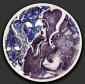 Ersoy Yilmaz, Violet (2013), ceramica dipinta, diametro cm 40