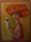 Il pulcinella, pastello su cartoncino, cm 34x49