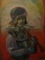 La balestra, pastello su cartoncino, cm 34x49