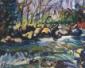 Ruscello (2000), olio su tela, cm 78x58