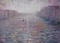 Canal Grande effetto nebbia (2007), olio su tela, cm 80x60