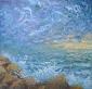 Il mare impetuoso (2003), olio su tela, cm 60x60