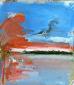 Fabio Usvardi, Landscape n. 2 (2009), olio su tela di lino, cm 70x80, dipinto con le mani
