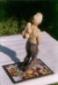 Fausto Ferri, Il puttaniere (2008), terracotta e legno, cm 30,5x22x43