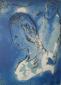 Marc Chagall, Abraham et Sarah, litografia a colori per Bible (1960), Verve