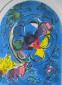 Marc Chagall, The Jerusalem Windows. Benjamin, litografia a colori