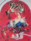 Marc Chagall, The Jerusalem Windows. Juda, litografia a colori
