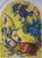 Marc Chagall, The Jerusalem Windows. Nephtali, litografia a colori