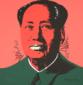 Mao Zedong, litografia a colori, numerata a matita (ed. 2400 es.), firmata in lastra, cm 60x60 e