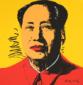 Mao Zedong, litografia a colori, numerata a matita (ed. 2400 es.), firmata in lastra, cm 60x60 f