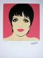 Portraits. Liza Minnelli, litografia a colori, numerata a matita (ed. 2400 es.), cm 40x50