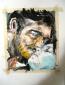 Alessio Gessati, Clark Gable 10 (2012), tecnica mista su carta, cm 35x50