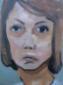 Ryuhei Matsuo, Face (2012), olio su tela, cm 41,5x53 b