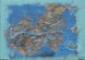 Conte, Maschere in blu (2004), smalto, olio e ferro su tela, cm 70x50