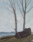 Gianmario Quagliotto, Inchino al suo lago (2013), olio su tela, cm 35x45