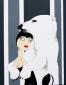 Gaby Muhr, Cold as ice (2014), tecnica mista su tela, cm 50x70
