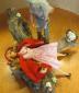 Agnese Cabano, Cappuccetto Rosso. Omaggio a Charles Perrault (2015), installazione (Barbie Live Action e Ken anni '60, legno, tessuto anni '60), cm 25x38x40