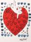 Andy Warhol, Amor with 55 hearts, litografia a colori, numerata a matita (ed. 1000 es.), cm 36x43