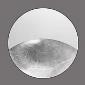 Stephen Wozniak, Silver Sunrise (Dawn of Hope) (2021), foglia d'argento su carta Canson, diametro cm 15