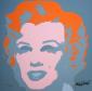 Andy Warhol (after), Marilyn Monroe, litografia a colori, numerata a matita (ed. 2400 es.), firmata in lastra, cm 60x60 b