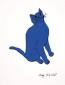 Andy Warhol (after), Blue Pussy, litografia a colori, tiratura limitata (ed. 5000 es.), cm 36x43