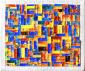 Renato Floris, Containers (delle mete), tecnica mista su tela, cm 70x50