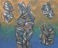 Gregg Simpson, Dream Dancers (2014), acrilico su tela, cm 106,6x96,5