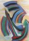 Gregg Simpson, Murano 11 (2015), gouache e pastello su carta, cm 29,7x41,91