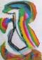 Gregg Simpson, Murano 6 (2015), gouache e pastello su carta, cm 29,7x41,91
