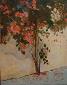 Ivan A. Tomicic, Rose Tree in Siracusa, olio su tela, cm 76,5x100,5 (work-in-progress)