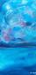 Nika, Blaue Himel (2013), acrilico su tela, cm 30x60