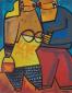 Xavier Hortala, Love Me, acrilico su tela, cm 73x91,5