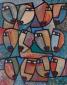Xavier Hortala, Ou allez vous donc, acrilico su tela, cm 73x91,5