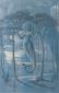 Luigi Stefano Cannelli, Le Sirene (2018), acquerello su carta fatta a mano, cm 31,5x49,5